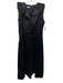Philosophy di Lorenzo Serafini Size 10 Black Acetate Satin Sleeveless Dress Black / 10