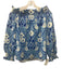 Tuckernuck Size S Mixed Blues Polyester Blend Floral Off Shoulder Top Mixed Blues / S