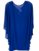 Joseph Ribhoff Size 10 Electric Blue Polyester Cap Sleeve Dress Electric Blue / 10