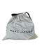 Marc Jacobs Black Pebbled Leather Gold Tone Hardware Rectangle Logo Bag Black / Medium