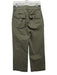 Frame Size 27 Olive Green Cotton Blend Zip Fly Mid Rise Cropped Wide Leg Jeans Olive Green / 27