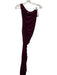 Norma Kamali Size S Burgundy Purple Polyester Blend Ruched One Shoulder Dress Burgundy Purple / S