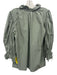 Sofia Size One Size Sage green Cotton Blend V Neck Ruffle Neck Top Sage green / One Size