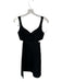 Theory Size M Black Viscose Blend Side Cut Outs Mini Dress Black / M