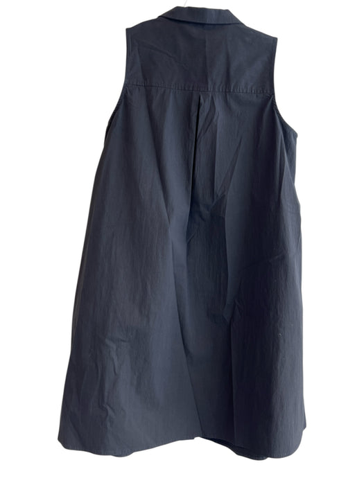 Tuckernuck Size XS Black Cotton Collared Button Down Sleeveless Dress Black / XS