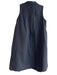 Tuckernuck Size XS Black Cotton Collared Button Down Sleeveless Dress Black / XS
