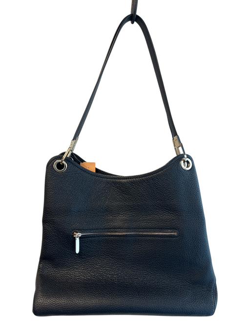Kate Spade Black Leather Two Strap Gold Hardware Inner Pockets Bag Black / M