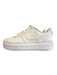 Nike Shoe Size 6 White Leather Low Top lace up Perforated Sneaker Shoes White / 6