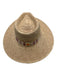 Sunshine Tienda Beige & Multi Straw Woven Tear Drop Band Sun Hat Hat Beige & Multi / XS/S