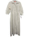 Brooks Ave. Size S White Cotton Floral Eyelet 1/2 Balloon Sleeve Collared Dress White / S