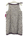J. Crew Size M White, Purple & Pink Viscose Sleeveless High Neck Dress White, Purple & Pink / M