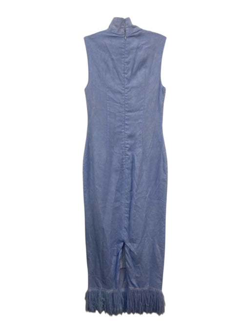 Yellow The Label Size XS Periwinkle Blue Tencel & Linen Sleeveless Dress Periwinkle Blue / XS
