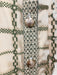 Marigold by Victoria Dunn Size S Beige & Green Cotton Geometric Checked Dress Beige & Green / S