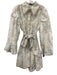 Beulahstyle Size S White & Multi Cotton Blend Metallic Detail Garden Print Dress White & Multi / S