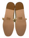 Steve Madden Shoe Size 7.5 Cream Beige Raffia Upper Woven Gold Tone Buckle Flats Cream Beige / 7.5