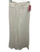 Spanx Size S Cream White Cotton Blend High Rise Wide Leg Pants Cream White / S