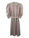 Hunter Bell Size S Pale Lilac Cotton Quarter Button Pintuck Half Sleeve Dress Pale Lilac / S