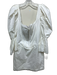 House of CB Size L White Long puff sleeve Scoop Neck Lace Edging Dress White / L