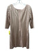 Etcetera Size 4 Pink Polyester Sequined Circle Design Half Sleeve Back Zip Dress Pink / 4