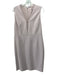 Elie Tahari Size 12 Pink Triacetate & Polyester Sleeveless Back Zip Dress Pink / 12