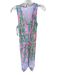 Lily Pulitzer Size XS Pink & Blue Multi Rayon V Neck Sinched Waist Pants Jumper Pink & Blue Multi / XS