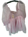 Selkie Size XL Light Pink Polyester Mini Balloon Sleeve Dress Light Pink / XL