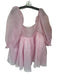 Selkie Size XL Light Pink Polyester Mini Balloon Sleeve Dress Light Pink / XL