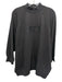 Essentials Size Large Gray Cotton 1/2 Sleeve Numbers Mock Neck Sweater Gray / Large