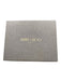 Jimmy Choo Shoe Size 41.5 Silver Leather Glitter Pointed Toe Ankle Strap Pumps Silver / 41.5
