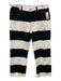 Dries Van Noten Size 32 Black & White Cotton Denim Striped Button Fly Jeans Black & White / 32