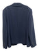 Escada Size 46 Navy Blue Virgin Wool Long Sleeve One Button Lapel Jacket Navy Blue / 46