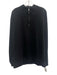 Peter Millar Size XXL Black Cotton Blend Solid Quarter Zip Long Sleeve Shirt Black / XXL