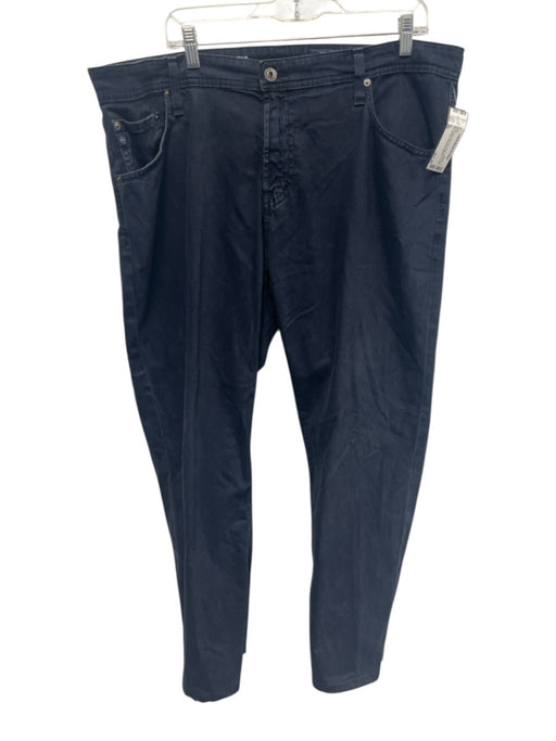 AG AS IS Size 40 Navy Blue Cotton Blend Solid Slim Khakis Men's Pants Navy Blue / 40
