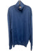 Pringle Size XXL Blue Wool Solid Quarter Zip Men's Sweater Blue / XXL