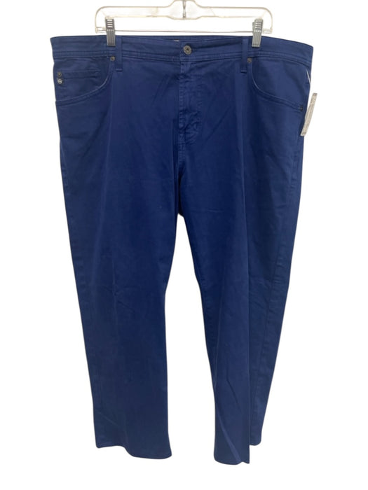 AG Size 40 Blue Cotton Blend Solid Khakis Men's Pants Blue / 40