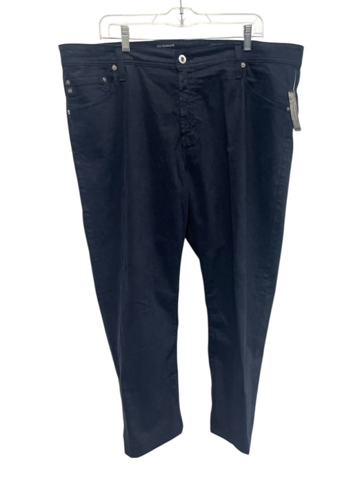 AG Size 40 Navy Blue Cotton Blend Solid Khakis Men's Pants Navy Blue / 40