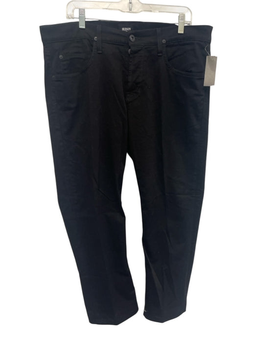 Hudson Size 36 Black Cotton Blend Solid Khakis Men's Pants Black / 36