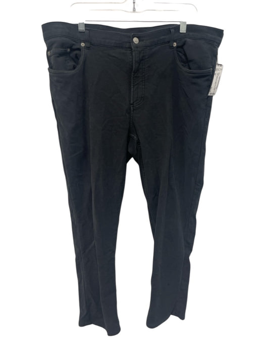 Faherty Size 38 Faded Black Cotton Blend Solid Khaki Men's Pants Faded Black / 38