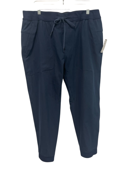 Lululemon Size XXL Navy Blue Synthetic Solid Jogger Athleisure Men's Pants Navy Blue / XXL