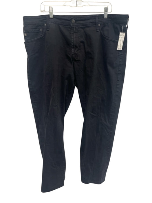 AG Size 40 Black Cotton Blend Solid Khakis Men's Pants Black / 40