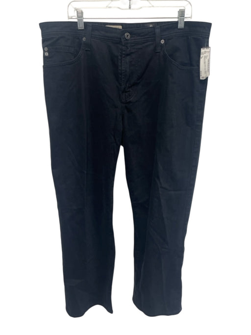 AG Size 38 Black Cotton Blend Solid Khakis Men's Pants Black / 38