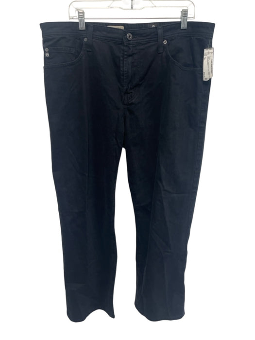 AG Size 38 Black Cotton Blend Solid Khakis Men's Pants Black / 38