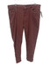 Faherty Size 38 Red Cotton Blend Solid Slim Khakis Men's Pants Red / 38