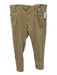 Faherty Size 38 Tan Cotton Blend Solid Slim Khakis Men's Pants Tan / 38