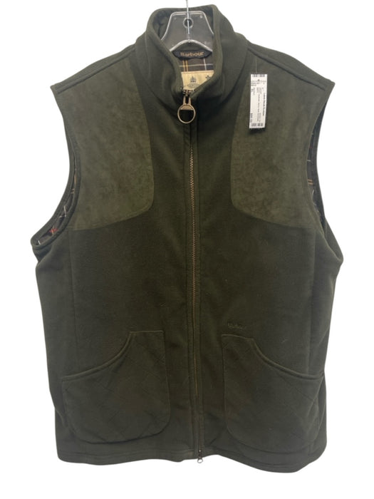 Barbour Size XL Green Synthetic fleece Vest Men's Jacket Green / XL