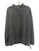 Peter Millar Size XXL Gray Cotton Blend Solid Quarter Zip Long Sleeve Shirt Gray / XXL