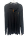 Polo Size XXL Black Synthetic Solid Polo Athleisure Men's Long Sleeve Shirt Black / XXL