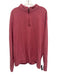 Peter Millar Size XXL Pink Synthetic Solid Quarter Zip Men's Long Sleeve Shirt Pink / XXL