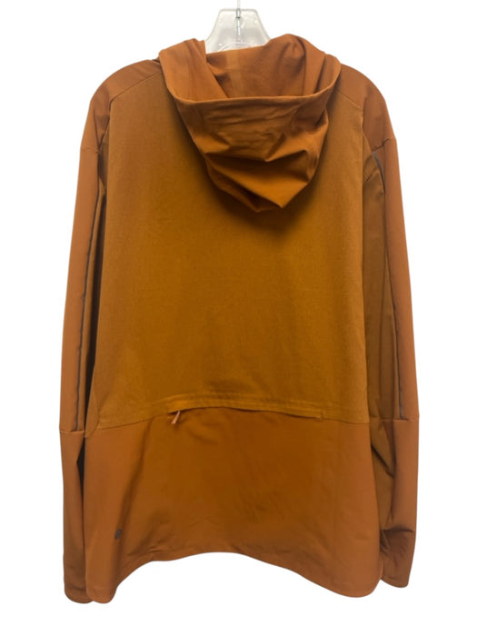 Lululemon Size XXL Orange Synthetic Solid Athletic Windbreaker Men's Jacket Orange / XXL