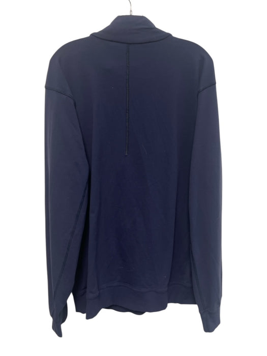 Lululemon Size XXL Blue Synthetic Solid Zip UP Athleisure Men's Jacket Blue / XXL